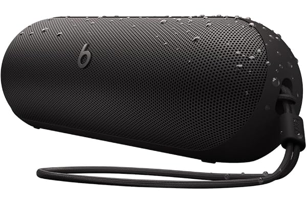 Beats Pill – Enceinte sans Fil Bluetooth et Recharge Mobile Via USB-C – Jusqu'à 24 Heures d'autonomie, résistance à l'eau (IP67), compatibilité Apple et Android, Microphone intégré – Noir Mat