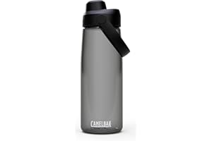 Camelbak THRIVE CHUG 740 ml – bike bottle – leak-proof – soft drinking spout – ideal for on the go – keeps hydrated even in heat – Charcoal, size: OS