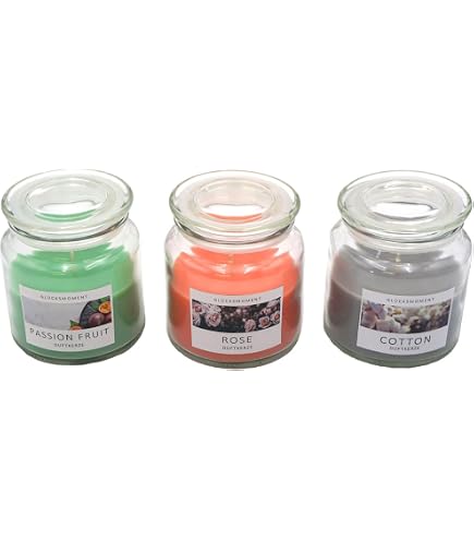 ADLAD scented candle in glass, Scandinavian Woods/white, 40 hr