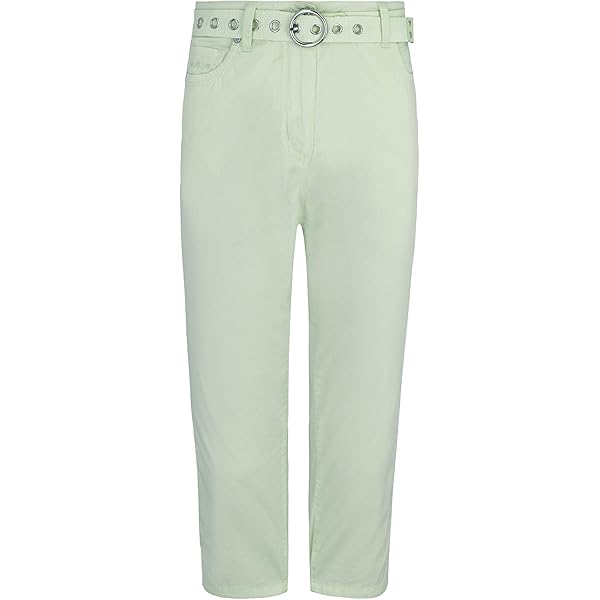 DOINEUFL Palazzo Hose Damen - Weiche Baggy Jeans Mit High Waist