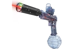 Jovicos Electric Water Gun, Electric Water Pistol for Kids and Adults, Powerful Automatic Water Gun Summer Beach Toys, Water Blaster for Beach Pool Party (Bule)