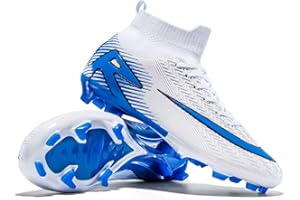 DASHANGYAN Scarpe da Calcio Uomo High Top Scarpe da Calcio all'aperto Scarpe da Allenamento Calcio Giovani Scarpe da Ginnastica Traspiranti Scarpe da Allenamento atletiche da Calcio