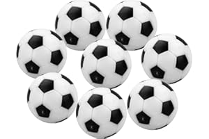 SZXMDKH Zestaw 8 wysokiej jakości i cichych piłek do piłki nożnej 36 mm, idealne do piłkarzyków i piłkarzyków