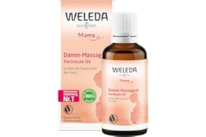 ‎WELEDA WELEDA Bio Mama Damm Massageöl - veganes Naturkosmetik Schwangerschaftsöl mit Jojobaöl & Sesamöl beugt Dammrissen bei der Geburt vor - Hautpflege Körperöl erhöht die Elastizität der Haut (1x 50ml)