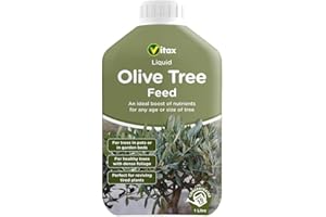AXPOWER INSPIRATIONAL TECHNOLOGY EMPOWERING PEOPLE Olive Tree Liquid Feed 1L – Fast-Acting Fertiliser with Slow-Release Nitrogen for Healthy Growth, Lush Foliage & Improved Fruiting – Ideal for Pots, Containers & Garden Borders