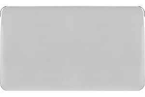 Schneider Electric Lisse Screwless Deco - Double Blank Plate, GGBL8020PC, Polished Chrome