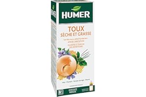 Humer - Sirop toux - Miel plantain réglisse - Soulage la toux sèche et grasse - Apaise l'irritation et hydrate la muqueuse - 99,7% d'ingrédients d'origine naturelle - 170 ml