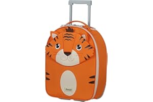 Samsonite Happy Sammies Eco - Upright XS Children's Luggage, 45 cm, 23 L, orange (Tiger Toby)