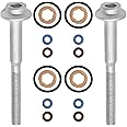 SANTUO 03L130277B WHT003187 1 set Fuel Injector Seal and Bolts Repair Kit for AUDI for SEAT for SKODA for VW Diesel Injector Seals Set for Car Repair A2C59513554 883.670