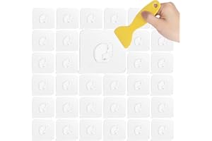 Neodtx Magische Kleber Haken 24stk Selbstklebend Klebehaken Transparent 10Kg(Max),Stark Zauberhaken Qvc Wunderhaken Original Ohne Bohren Wasserdicht Haken Für Badezimmer Balkon Garten Küche Wand Decke