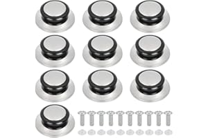 XGAGHB 10 Tiradores Universales Resistentes al Calor para Tapas de Ollas de Acero Inoxidable y Baquelita para Cocina Doméstica Perilla de Tapa Pomo de Cocina