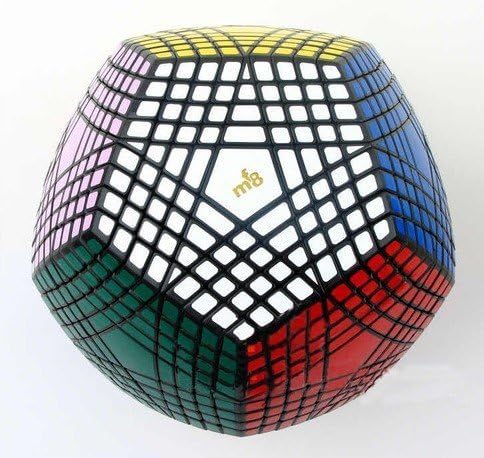 Mf8 Petaminx Cube 9 Layered Megaminx Dodecahedron Puzzle, Sticker Was Finish MF8