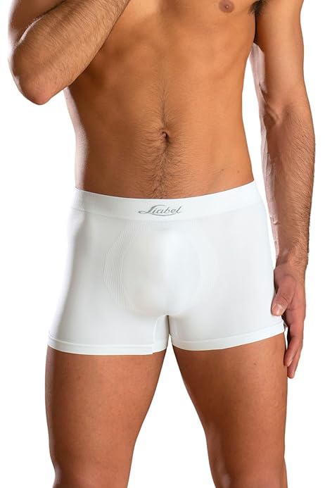 6 Boxer Uomo Liabel In Cotone Elasticizzato - Mutande Traspiranti, Comode, Bianco E Assortiti - Foto 8