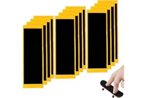 QHFlashbuy Cinta Adhesiva de Espuma para Diapasón,Cinta de Agarre para Patineta de Dedo 38 Mm X 110 Mm Pegatinas Antideslizantes Cinta de Agarre de Espuma