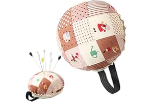 Kasmole Portaagujas, Alfileteros para agujas - Insertar bolsa alfileteros,Bolsa de inserción de herramientas artesanales con cinturón de muñeca elástico para patchwork, costura a mano, bricolaje