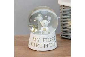 Bambino Resin My 1st Birthday Snow Globe