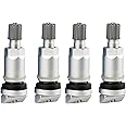 YAOPEI TPMS Clamp-in Valve Stem,Replacement OE Car Tyre Pressure Monitoring Sensor Valve Stems Pack of 4 YPQZVEV