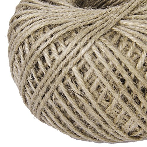 VORCOOL Jute-Schnur 80M natürlichen Jute Twine für DIY Kunsthandwerk Industrial Verpackungsmaterial Gardening Anwendungen - 4