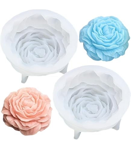 1 Stuks Pioenroos Bloem Handgemaakte Zeep Siliconen Mal Het Maken Van Kaars Schimmel Fondant Cake Decor