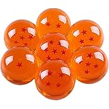 HEITIGN 7 Teile/Satz DrachenbäLle Kristallkugel, 7 Sterne Harz Dragonball Anime Cosplay Kugeln Mit Stern Transparenten Kugeln