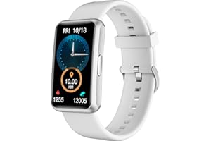 HUAKUA Montre Podometre Marche Bracelet Non Connectée Simple 1.47 Pouces Etanche IP68 pour Femme Homme Enfant Trackers d'Activité Sport Course à Pied Marche KM Calories Sommeil Chronometre Minuteur