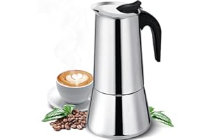 Godmorn Stovetop Espresso Maker, Italian Moka Pot 600ml/12 Cup (Italian Espresso Cup = 50ml), Coffee Maker for Induction Hob