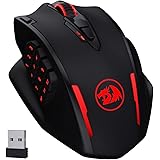 Redragon M913 Impact Elite Wireless Gaming Mouse, 16000 DPI Wired/Wireless RGB Gamer Mouse with 16 Programmable Buttons, 45 H