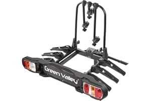 ‎AURILIS Fahrradträger Discovery 3 E-Bike Heckträger 3 Räder kleines Faltmaß AHK Fahrradheckträger Fahrrad Träger