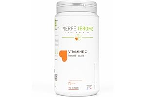 Vitamine C en Poudre Pierre Jérôme - Acide L-Ascorbique Pur et Naturel - Complément Alimentaire Immunité, Energie, Stress - 1000 G - 1000 Jours