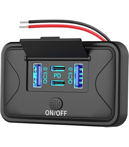 12 Volt USB Einbausteckdose: 200W Zigarettenanzünd Produktbild-Vorschau 2