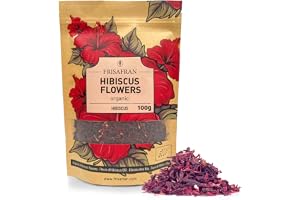 FRISAFRAN | Ekologiska Hibiskusblommor 100g | Jamaica blomma | Hibiskus | Jamaicanskt vatten