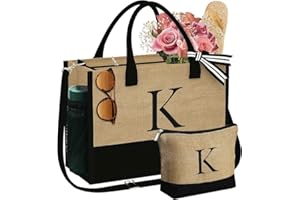 KUOL-KIDS Borsa Mare Donna Tracolla Tote Bag Borse Università Grande Shopper Tela Spalla Viaggios Shopping A Mano Ufficio Bauletto Capiente Personalizzata per Feste Viaggi Picnic