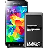 Batteria agli ioni di litio da 2600 mAh per Samsung Galaxy S5 Mini EB-BG800BBE dei modelli SM-G800F, Duos SM-G800H