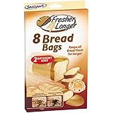 Sealapack READY TO USE FRESHER 4 LONGER BREAD BAGS, PACK OF 8, Clear