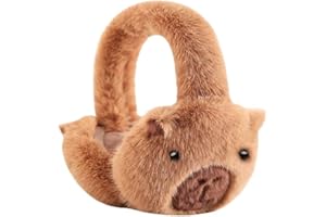 ROSSRORE Children's Winter Plush Foldable Ear Muffs,Kids Winter Earmuffs Girls Boys Cold Weather Ear Warmer,Multi-Color Available Warm Ear Covers, Essential for School, Travel & Camping