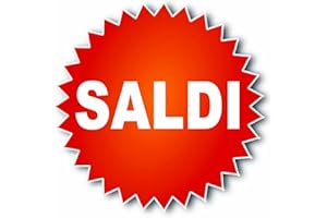 PAZZA IDEA Adesivo vetrofania con stampa saldi diametro 50cm