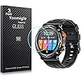 Yoomigle 3 Pack Compatible with VIRAN Smartwatch C21 Pro 1.39 inch Screen Protector Tempered Glass for Muzaria C21Pro 1.39” Smart Watch Screen Protectors Cover Foils Glass Anti-Scratch No Bubble