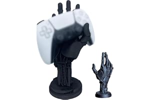 Azonee for PS5 Game Controller Stand, Controller Stand Model, Box 3D Cyberpunk Robot Hand Controller, Desktop Decoration Game Handle Headset Hanger, Game Player Gift, Halloween Decorations