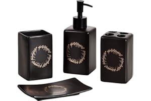 Elbenwald Lord of the Rings Bath Set 4tlg of a ring ceramic black