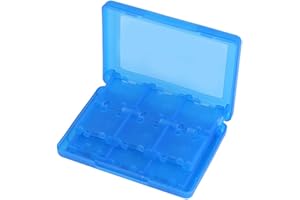 PILIPANE Etui na karty 3DS Game Holder, etui na karty 28 w 1 Kompatybilne z Nintendo NEW 3DS/NEW 3DS XL/3DS/3DS XL/DSi/DSi XL/DS/NEW 2DS/NEW 2DS XL/2DS/2DS XL Przechowywanie wkładów Skrzynka(blue)