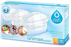 Dafi Unimax - Cartuchos de filtro de agua para Brita Maxtra, PearlCo Unimax (6 unidades)
