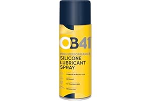 OB41 High Performance Silicone Spray Lubricant 200ml - High Resistance to Temperatures - Water Resistant - Protects against corrosion and Oxidation