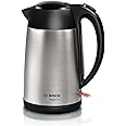 Bosch TWK3P420 DesignLine Bollitore, 2400 W, 1.7 L, Acciaio Inox