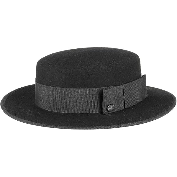 ARZER MAZ Hard Felt Bowler Hat 100% Wool Bowler Hat PVC Lining Removable Feather X Large 61 Cm