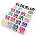Produktbild Musuntas 24 Farben Stempelkissen Set, Stempel Tinte, Tinte Pads Stempel, Stamp Pad Fingerdruck fuer Papier Handwerk Stoff, Fingerabdruck ,Scrapbook, Malerei ,Mehrfarbige , Fingermalen, fingerprint ink pad (24pcs)