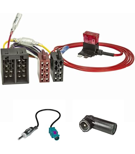 Tomzz Radio-adapterkabel – Voor Ford (2010-2017) En Land Rover (2011-2016), Converteert Naar ISO, Inclusief Fakra-antenne-adapter