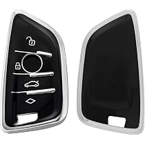 Coque De Protection Pour Clé BMW Smart Key 3 Boutons - Étui Souple Plastique/silicone Noir, Anti-rayures