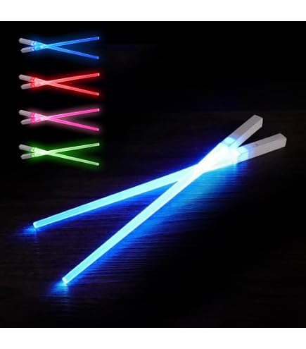 Bacchette Luminose Bacchette Per Spada Laser, 2 Paia Di A LED Con 9 Colore Bacchette Per G 1023216