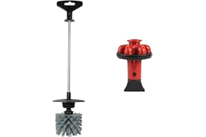 Next by Danco 10926A | Brush. It Garbage Disposal Cleaning Brush & Disposal Genie II (Red) Combo I Kitchen Sink Drain Splash Guard I Dish Soap Reservoir I Strainer & Stopper I Food Scraper