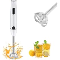 KTCINA Handheld Immersion Blender Stainless Steel Hand Blender ...